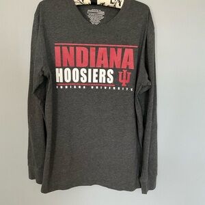 Indiana Hoosiers Long Sleeve Gray Tee